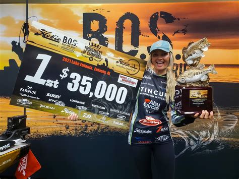 Abu Garcia Fenwick Pro Kristine Fischer First Woman To Win Hobie Bass