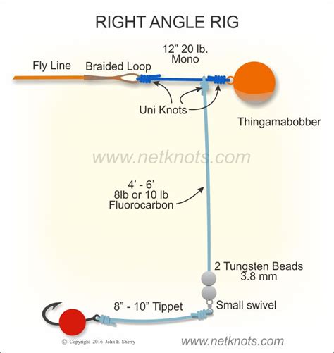 How to set up a Right Angle Rig for indicator fishing | Fishing Knots