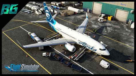 Alaska PMDG 737 W GSX Pro PANC PABR MSFS Vatsim Blu Games