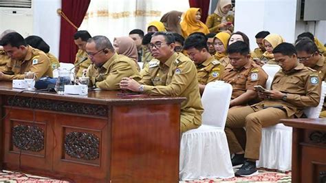 Pj Bupati Kku Hadiri Penandatanganan Berita Acara Idm Menuju