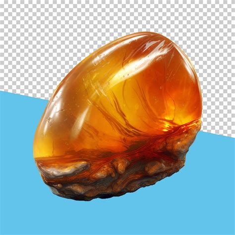 Premium PSD | Fossilized amber