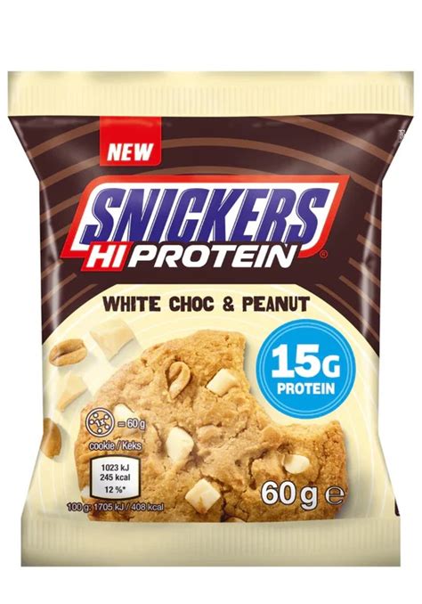 Snickers White Choco Skanus Baltyminis Sausainis Mars 60g 15g Balt