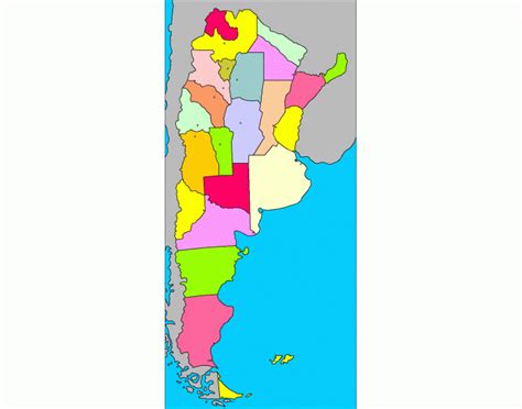 Juegos de Geografía Juego de Marco las Provincias de Argentina