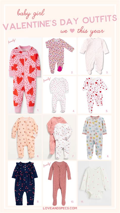 Valentine's Day Outfits for a Baby Girl - Love and Specs