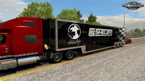 Nascar Haulers Featherlite Trailer V8 2 1 45 X For ATS American