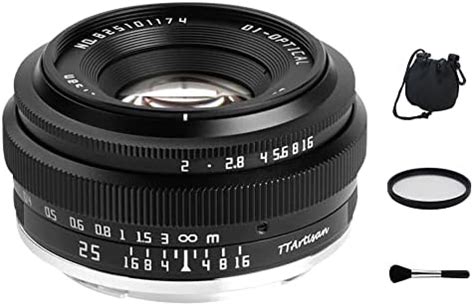 TTArtisan 25mm F2 APS C Frame Large Aperture Manual Portrait Lens For