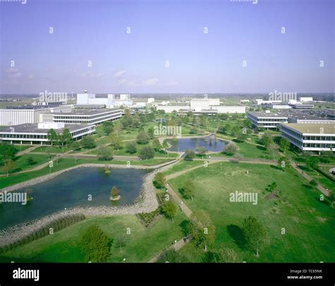 Aerial View Of The Lyndon B Johnson Space Center Hi Res Stock