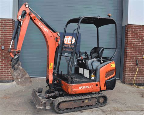 Kubota KX016 4 Mini Excavator HTS Plant