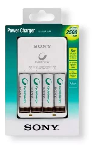 Cargador De Pilas Sony Con 4 Pilas 2500mah MercadoLibre