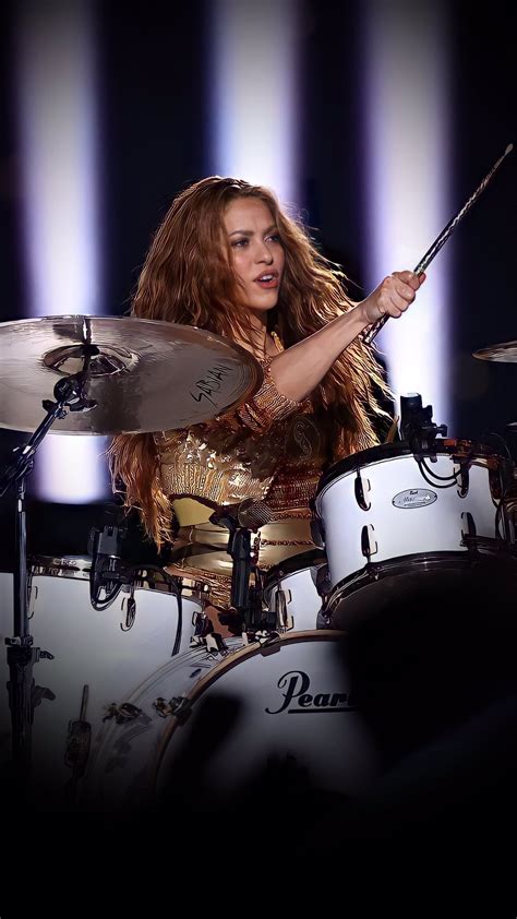 Playing Drums Of Shakira Nude Celebritynakeds