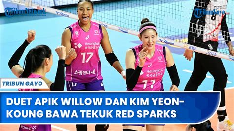 Red Sparks Ditekuk Duet Willow Dan Kim Yeon Koung Bawa Pink Spiders