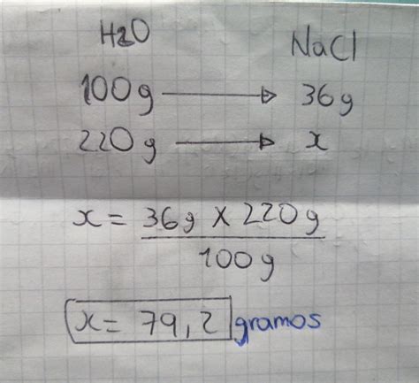 Cu Ntos Gramos De Nacl Se Disuelven En G De Agua A C La