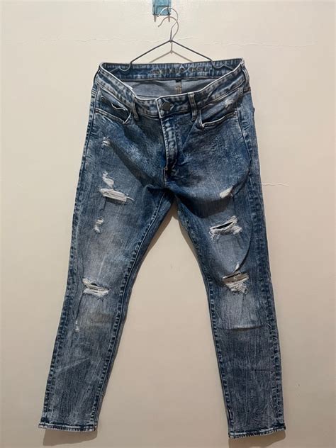 Acid washed jeans, Men's Fashion, Bottoms, Jeans on Carousell