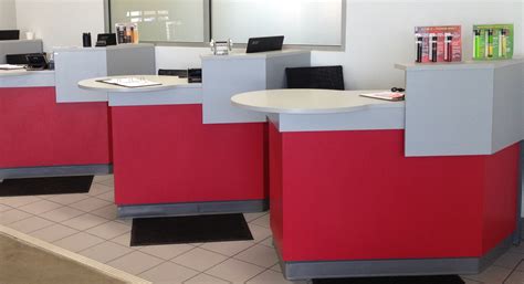 Service Advisor Desks | Crest Auto Dealership Furniture