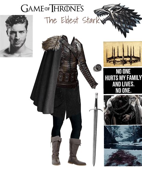 The Eldest Stark Game Of Thrones Oc Outfit Shoplook