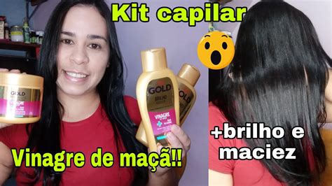 Kit Capilar Vinagre De Ma Niely Good Hidrata O Para Cabelos