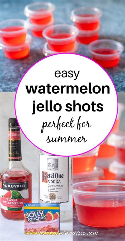 Malibu Watermelon Rum Jello Shots Artofit