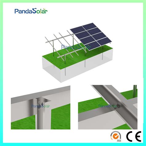 Pandasolar PV Magnesium Aluminum Zinc Ground Mounting Bracket System