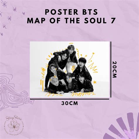 Poster Bts Map Of The Soul Mots Kpop Exclusivo Cartaz K Pop