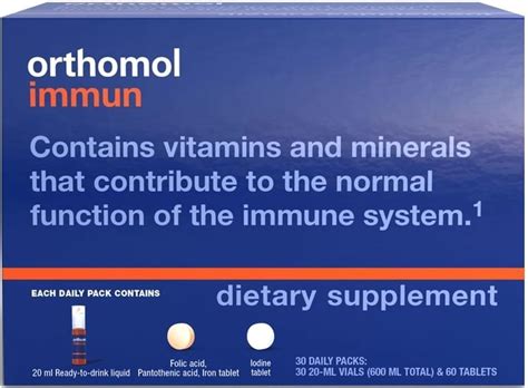 Amazon Orthomol Immun Vial Immune Support Supplement Capsule