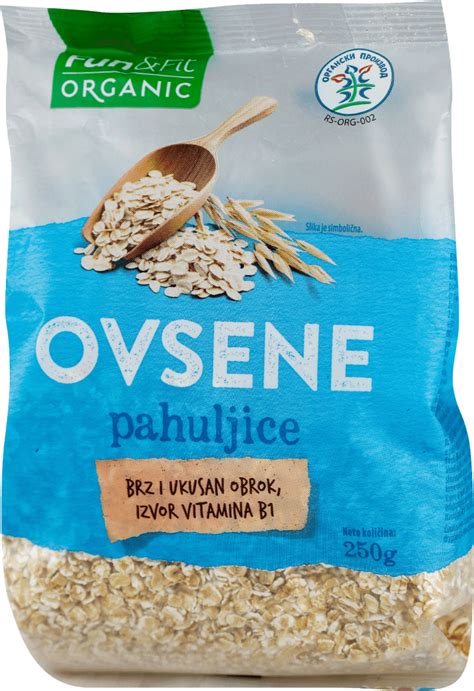 Fun Fit ORGANIC ORGANIC Ovsene Pahuljice 250 G Uvek Povoljna Online