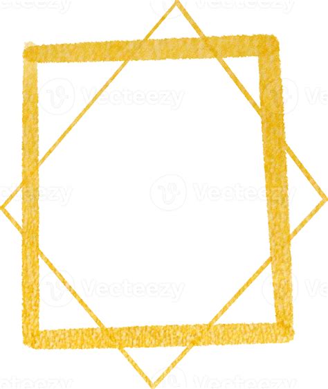 Gold Geometric Shape Frame 10870162 Png