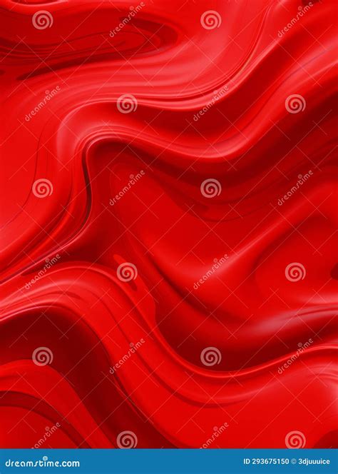 Red Slime Creative Abstract Wavy Texture. Stock Illustration ...