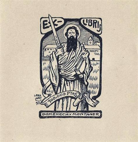 Exlibris Llu S Dom Nech Y Muntaner Yoryo Blog Wp