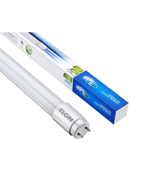 Lampada LED Tubular 10w 60cm T8 Branco Frio Inmetro Elgin