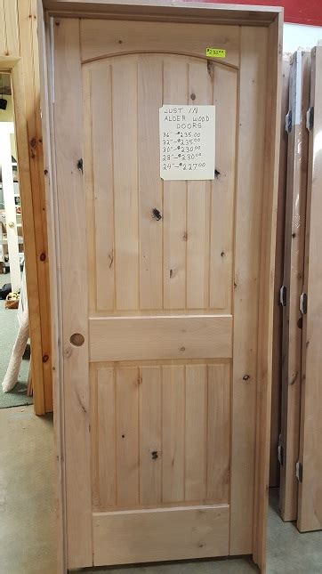 Knotty Alder Alder Wood Wood Doors Interior Closet Doors Unfinished Wood Tree House Lrg