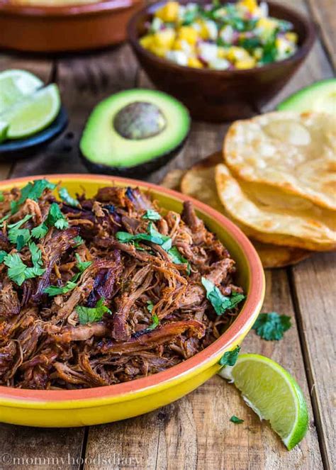 Slow Cooker Spicy Pork Carnitas Mommy S Home Cooking