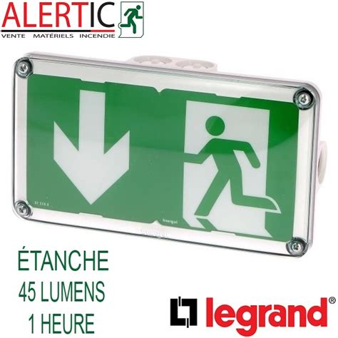 BAES ÉVACUATION A LED ÉTANCHE LEGRAND ALERTIC