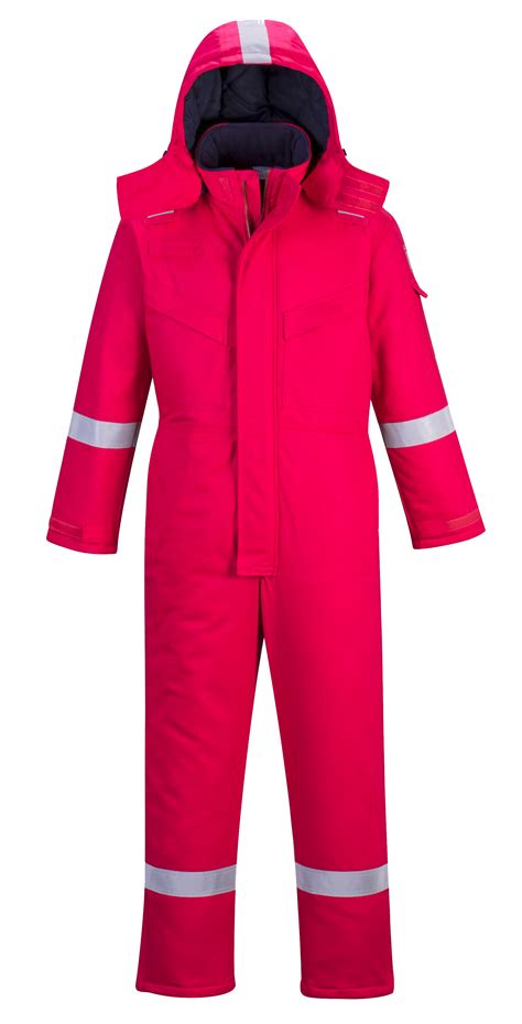 Portwest Flame Resistant Anti Static Hi Vis Winter Insulated Coverall