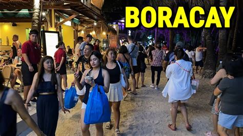 Boracay Nightlife 🇵🇭 | 4K Night Scenes in Boracay island, Philippines 2024 - YouTube