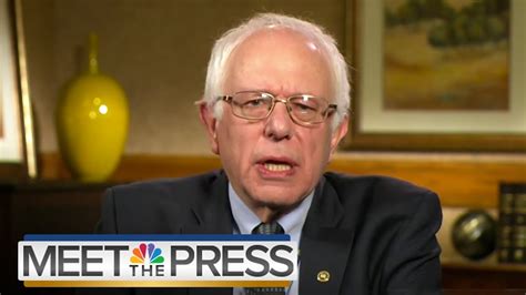 Bernie Sanders On Campaign Momentum Full Interview Meet The Press