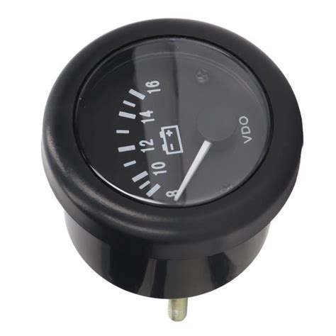 RHO Voltmètre de moteur 12V Compteur De Tension Moteur