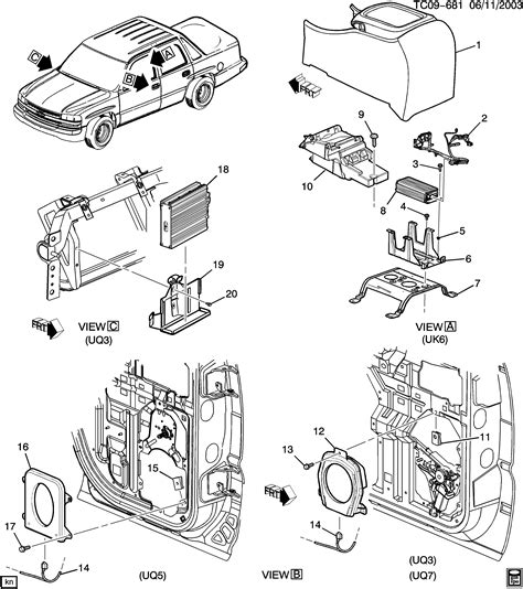 Avalanche 1500 2wd Audio Systemrear Chevrolet Epc Online