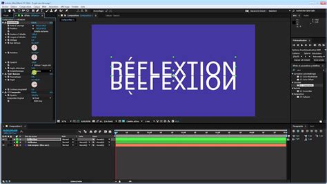 Tutoriels After Effects En Fran Ais R Flexion De Texte Youtube