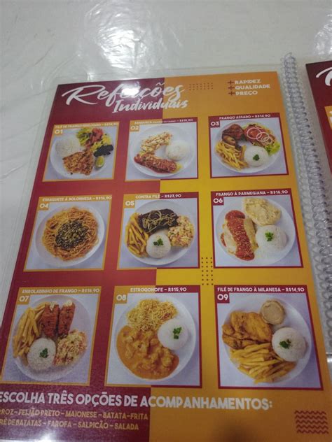 Menu em Frango Brasileiro restaurante Nova Iguaçu Estr Dr Plínio Casado