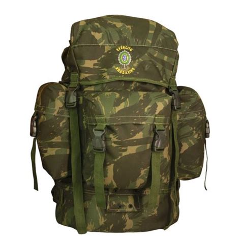 Mochila Cargueira L Trilhas Trekking Camuflado Escalada Camping