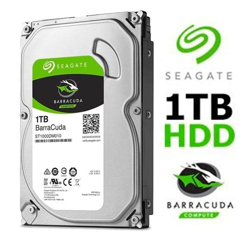 1 TB HDD ฮารดดสก SEAGATE BARRACUDA 7200RPM SATA3 ST1000DM010 รบ