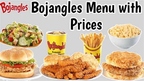 Bojangles Restaurant Menu with Prices 2025 [UPDATED]