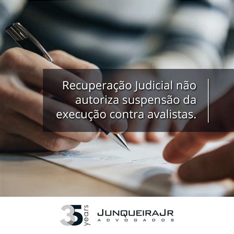 Recuperação Judicial Não Autoriza Suspensão Da Execução Contra