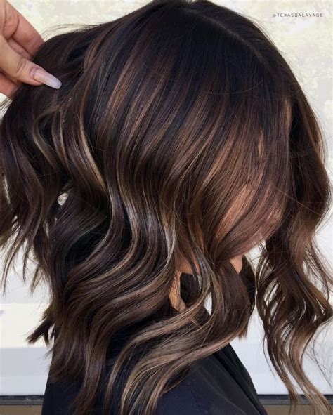 2023 Brown Hair Color Trend Highlights For Dark Brown Hair Brunette