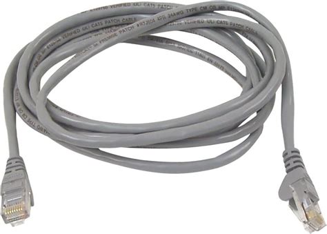 Belkin Enterprise 25FT Cat6 High-Density 28AWG Slim Data Center Patch Cord — Gray (10-Pack) (A3L980-C6-SLIM-25FT-GY-10PK)
