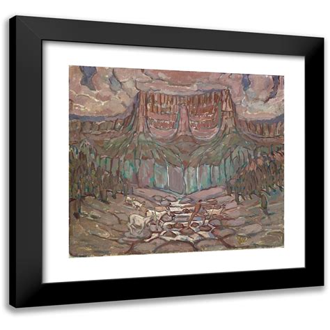 Carl Burckhardt 22x20 Black Modern Framed Museum Art Print Titled