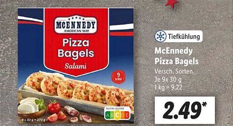 Mcennedy Pizza Bagels Angebot Bei Lidl Prospekte De