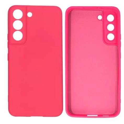 Capa Case Silicone Aveludada Rosa P Samsung Galaxy S22 Plus Space Tech Capinha De Celular