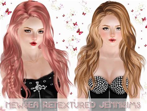 Newsea`s Titanium Hairstyle Retextured By Jenni Sims For Sims 3 Sims