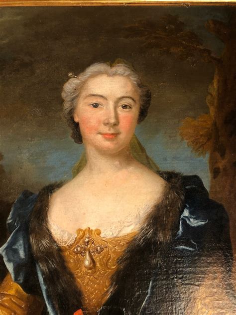 Proantic Portrait De Femme Poque Louis Xv Cole Fran Aise Du Xv